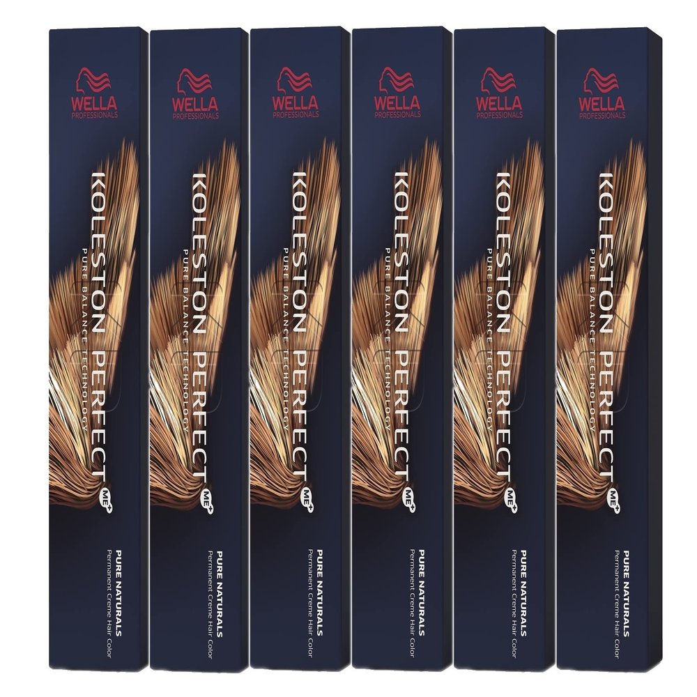 6-Pack Wella Koleston Perfect ME+ 77/0 Medium Blonde Intense Natural 60 ml