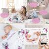 SIMSPEAR Baby Milestone Blanket, 130 x 100 cm view 4