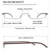 VEVESMUNDO Blue-Light Reading Glasses with Case, Brown, +1.0 view 2