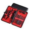 FGHSD 7–18-Piece Nail Clipper Manicure & Pedicure Set, Red 7-Piece Set (16 Red Sets) view 1