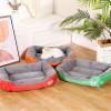 OUYUNKKA Square Dog Bed, 66 x 50 cm, Dark Green view 4