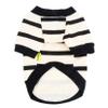 Zunea Striped Summer T-Shirt for Small Dogs, Yellow, Size S view 4