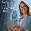 CCVOO Reading Glasses for Women and Men, Blue-Light Computer Readers view 2