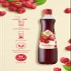 YO Raspberry Syrup, 6 x 700 ml, Makes Up to 6 L per Bottle, Vegan view 2