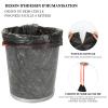 SENENQU 200 Count 30L Trash Bags with Drawstrings, Trash Can Liners with Carry Handles, Highly Leak-Resistant, 10 Rolls, 62 x 54 cm, Black view 3