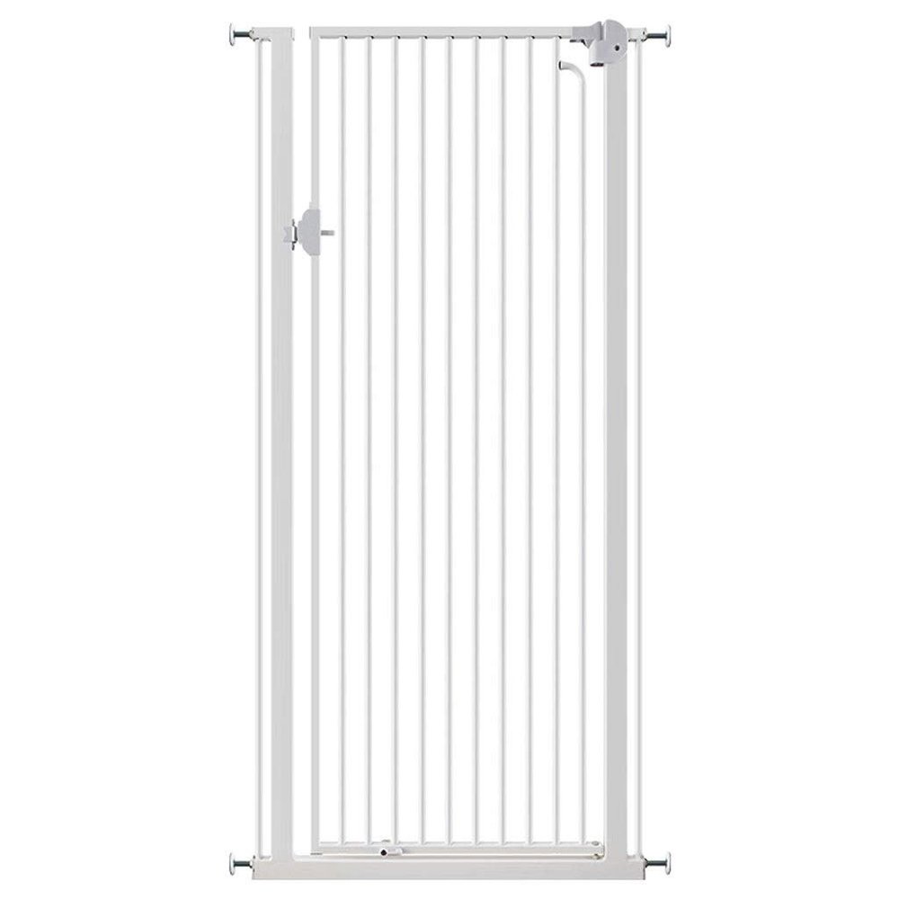 GHCXY Indoor Extra-Tall Pressure-Mounted Safety Gate, White
