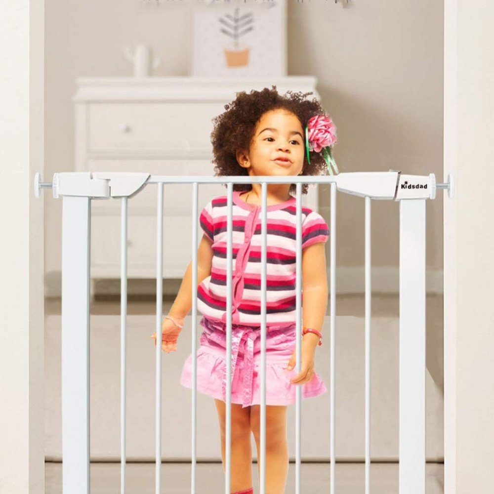 GHCXY Metal Safety Gate, 58–166 cm Wide, 74.5 cm High