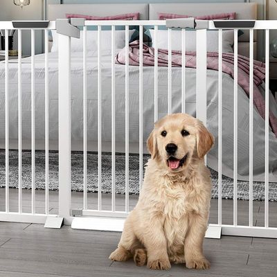 GHCXY Pet Playpen Safety Gate for Dogs, 63–223 cm Wide, 78 cm High