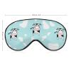 Rainbow and Cow Sleep Mask for Men, Women, Teens, and Children view 2