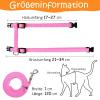 Adjustable Nylon Cat Harness with Leash - 2 Pack view 3