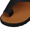 Lfzhjzc Platform Wedge Bunion-Corrector Sandals for Women, Black, EU 42 view 2