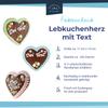 Bavariashop Oktoberfest Gingerbread Heart with Custom Text, Size S, Green view 2