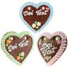Bavariashop Oktoberfest Gingerbread Heart with Custom Text, Size S, Green view 3