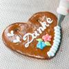 Bavariashop Oktoberfest Gingerbread Heart with Custom Text, Size S, Green view 4