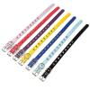 HALFSUMO Adjustable Black PU Leather Dog Collar, M view 3