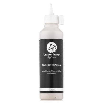 Unique-horn Magic Hoof Powder 120 g | For Thrush and Mud Fever | Wet and Soft Hooves | Drying Effect