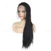 YTOOZ 22-Inch Synthetic Lace Front Wig, Natural Black, Glue-Free view 2