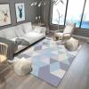 Tzvpsu Blue, Yellow and Black Striped Rug, 120 × 160 cm view 1