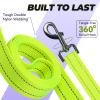 VIVAGLORY Twingrip Dog Leash, 1.2 m x 2.5 cm, Neon Yellow view 4