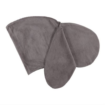 KraftKids Nursing Pillow Cover, Gray Wide-Wale Corduroy, 190 cm, Handmade in the EU