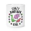 Crazy Dinosaur Girl Stars Makeup Brush Pencil Pot view 1