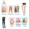 GPAR PREMIUM Medical Compression Stockings Class 2, Unisex, 23-32 mmHG, Closed Toe Thigh High Socks for Varicose Veins, Edema, Leg Pain, Thrombosis (BEIGE, XL) view 3