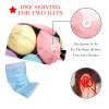 RIEODKFMHD 2-Pack Buttoned Work Caps with Sweatband, Cartoon Dinosaur Baby Egg, Adjustable, Multicolor 16, M/L view 2