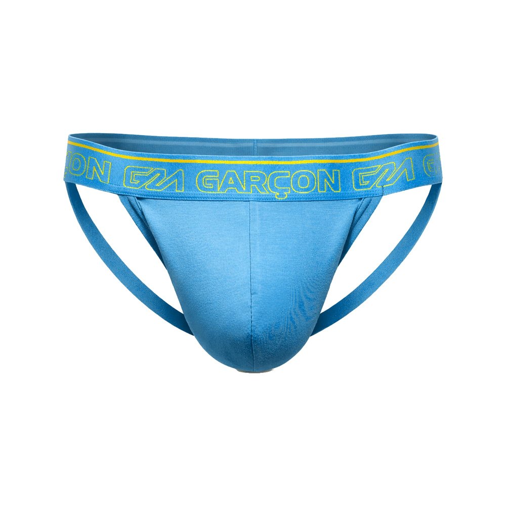 GARON - Men's Underwear - Blue Jockstrap - 1 x Size M