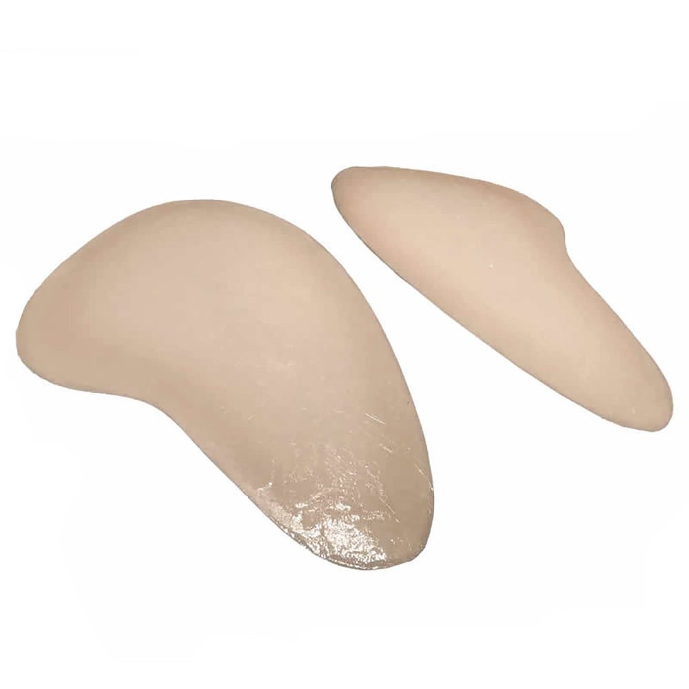 G&F 2-Piece Sexy Hip Pads, Breathable Sponge Hip Enhancer for Crossdressers (Color: Skin-B, Size: XL)