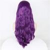 YTOOZ Synthetic Lace Front Wig, Loose Waves, Middle Part, 150% Density, Heat-Resistant Purple Synthetic Hair, 26 Inches view 2