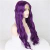YTOOZ Synthetic Lace Front Wig, Loose Waves, Middle Part, 150% Density, Heat-Resistant Purple Synthetic Hair, 26 Inches view 3