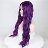 YTOOZ Synthetic Lace Front Wig, Loose Waves, Middle Part, 150% Density, Heat-Resistant Purple Synthetic Hair, 26 Inches view 4