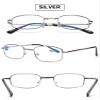 VEVESMUNDO Folding Reading Glasses with Blue-Light Filter, Silver, +1.5, with Case view 3