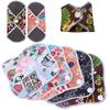 Reusable Washable Cloth Menstrual Pads, 5-Pack, Bamboo Charcoal, 16.5 x 16.5 cm (#2) view 3