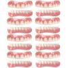 XZLZMD Silica Gel Cosmetic Teeth for a Perfect Smile, Upper and Lower Jaw, 8 Pairs view 1