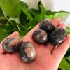 WGPHDW Crystal Healing Meditation Decor, 20–30 g Mini Natural Glaucophane Quartz Stones, 4 Pieces view 2