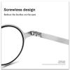BDXZJ Ultra-Light Titanium Screwless Foldable Reading Glasses, Anti-Blue-Light, Progressive, Square, +1.50 view 4