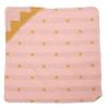David Fussenegger Juwel "Crowns" Hooded Baby Blanket, 80 x 80 cm, Dusty Pink view 1