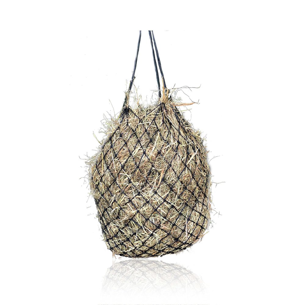 Extra-Large Hay Net for Horses, 5 x 5 cm Mesh, Navy Blue