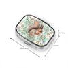 Cartoon Squirrel Pill Box with Flowers for Purse or Wallet view 3
