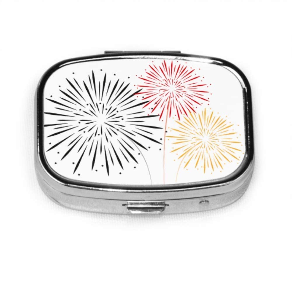 Brilliant Fireworks Pill Case for Pocket or Purse