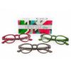 Contacta Hipstyle Bebop Reading Glasses for Women and Men, Gray, +2.50 Diopters view 4
