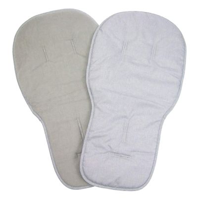 BAMBINIWELT Reversible Stroller Seat Liner Compatible with BUGABOO Cameleon, Speckled Light Gray