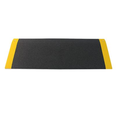 LHRUI Portable Metal Threshold Ramp, Black and Yellow, for Steps Under 6 cm High, 30 cm