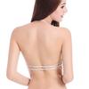 BABAOZHOUHE Women's Convertible Neck-Holder Padded Push-Up Bra with Front Closure, 70B, White view 3