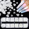 DUPU White Nail Art Sequin Mix for DIY Manicure Design view 3
