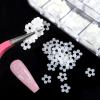 DUPU White Nail Art Sequin Mix for DIY Manicure Design view 4
