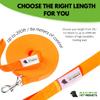 Maximum Pet Products Dog Training Leash, 1.5 m, Orange view 2
