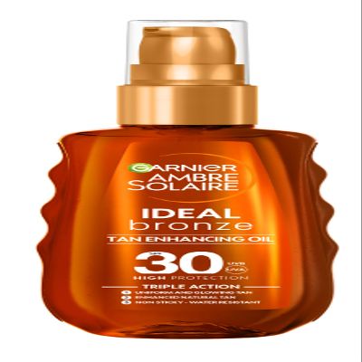 Garnier Ambre Solaire Ideal Bronze Tan Enhancing Protection Oil SPF 30 (150 mL)