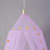 MISSMAO Mosquito Net Canopy for Baby Bed, Princess Tent with Star Garland, Purple view 3
